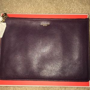 Coach Purple Clutch/ Wallet